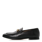Gucci Calfskin Womens Jordaan Loafers 35.5 Black