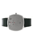 Gucci Stainless Steel Calfskin 35mm Grip Quartz Watch Black