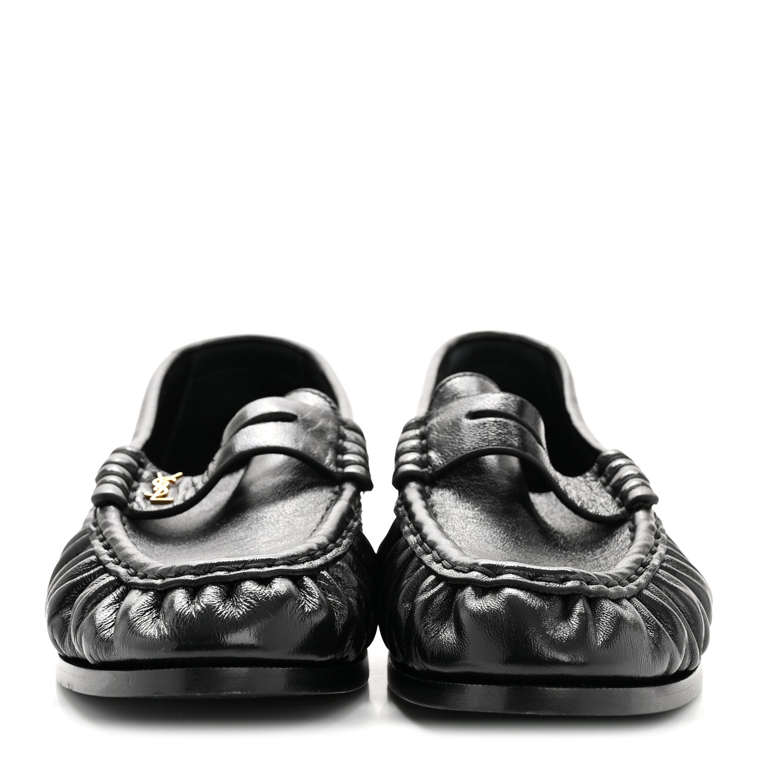 Saint Laurent Radiance Calfskin Le Loafer 15 Moccasin 37 Black
