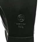 Chanel Shiny Calfskin Slingback Loafers 39.5  Black