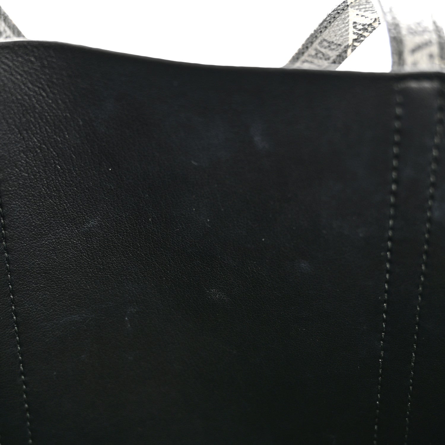 Balenciaga Coated Canvas Losange Monogram XXS Tote Black Grey