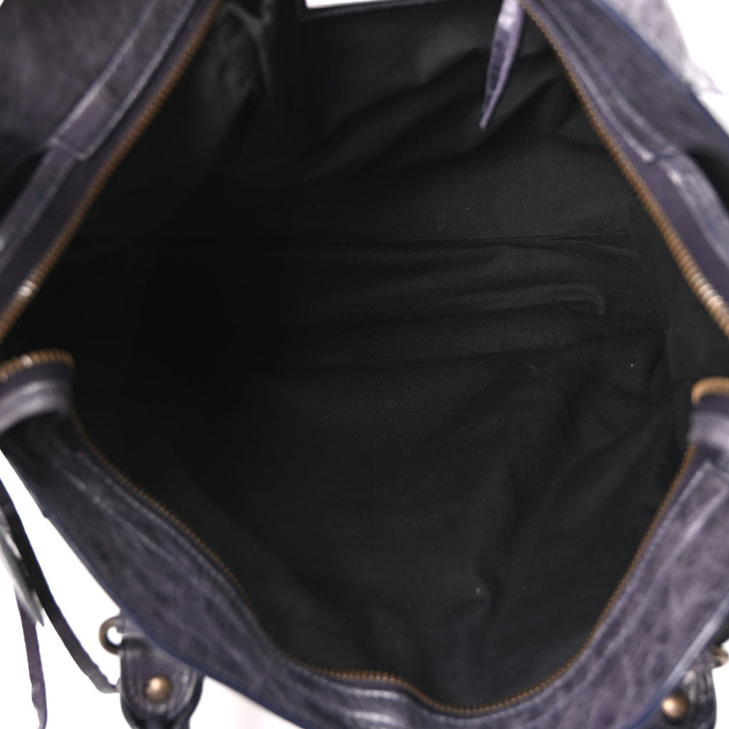 Balenciaga Agneau Classic Hardware City Bleu Roi