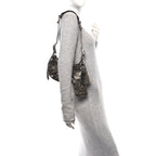 Balenciaga Metallic Agneau Arena Le Cagole Shoulder Bag XS Dark Bronze