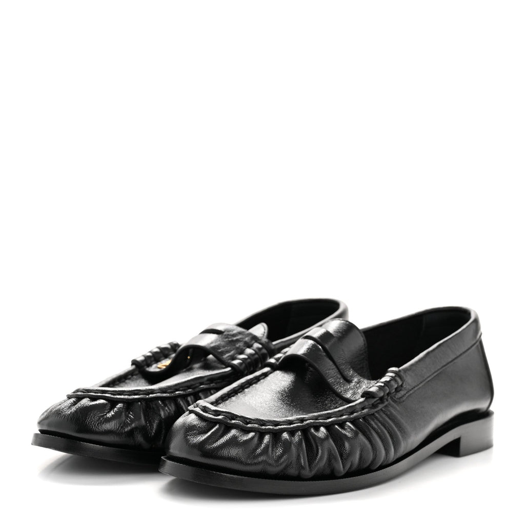 Saint Laurent Radiance Calfskin Le Loafer 15 Moccasin 37 Black
