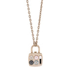 Chanel Pearl Resin Crystal CC No 5 Eyeshadow Pendant Necklace Multicolor