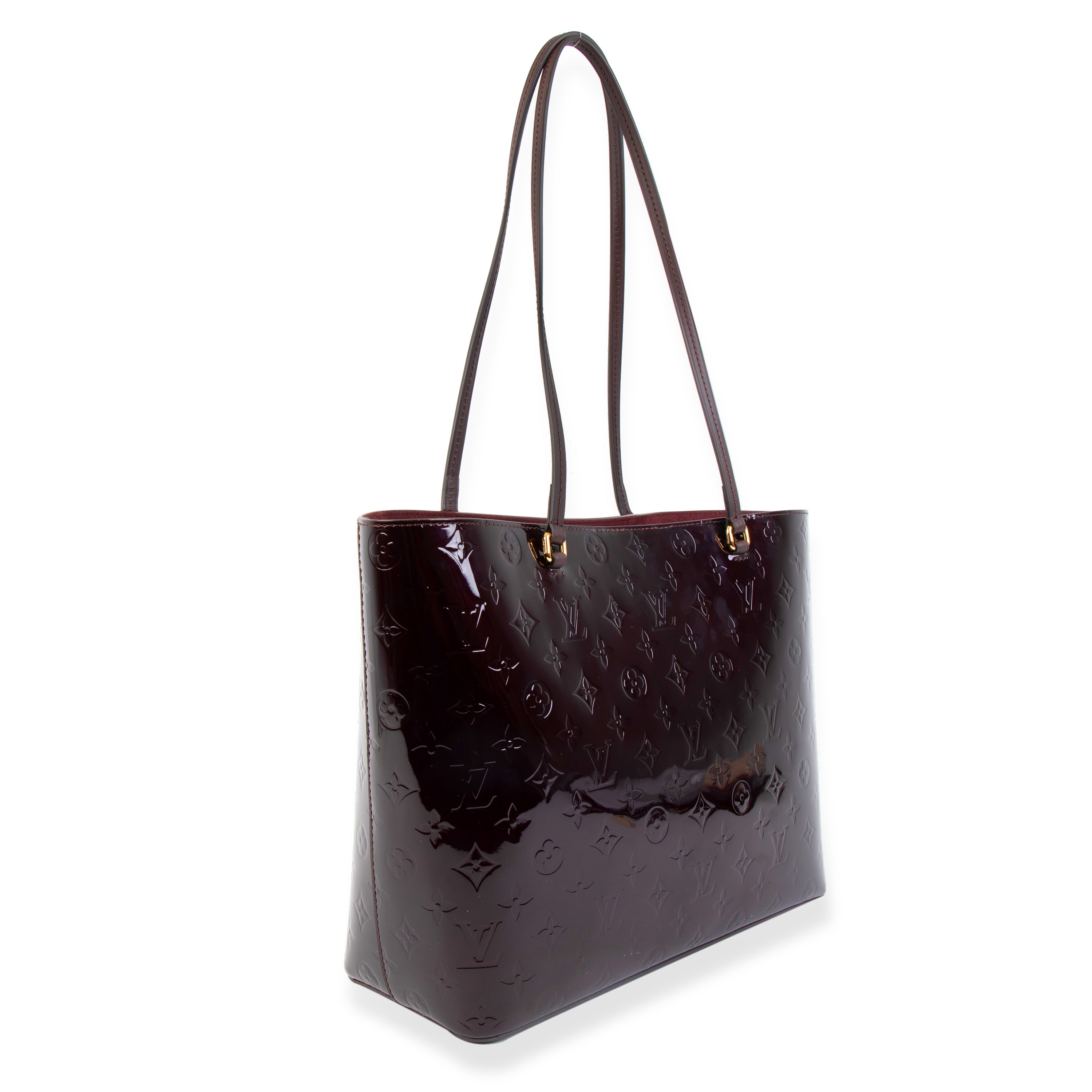 Louis Vuitton Louis Vuitton Amarante Vernis Long Beach MM Tote Bag