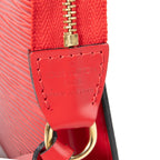 Louis Vuitton Louis Vuitton Red Epi Leather Pochette Accessoires