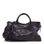 Balenciaga Agneau Classic Hardware City Encre