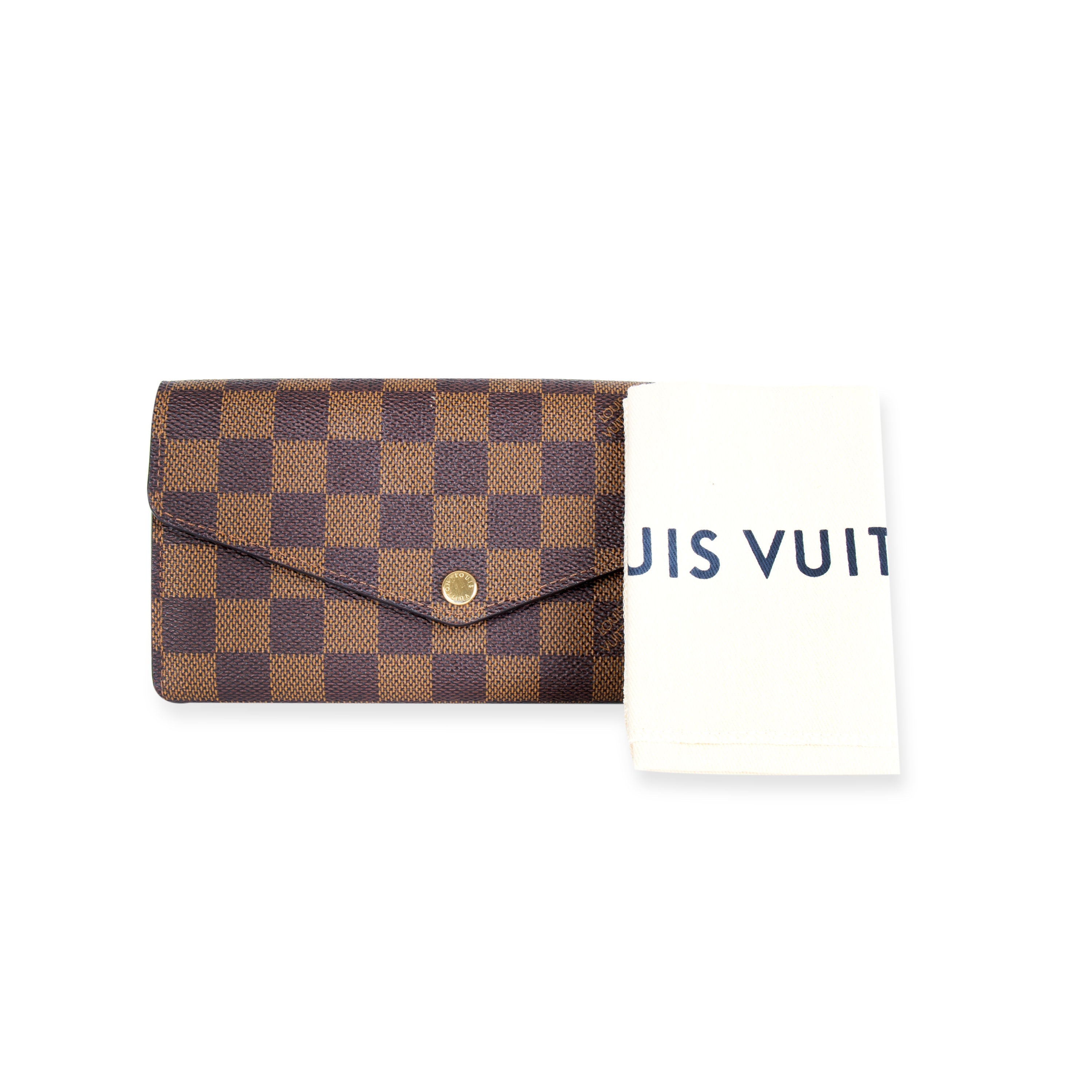 Louis Vuitton Louis Vuitton Damier Ebene Sarah Wallet
