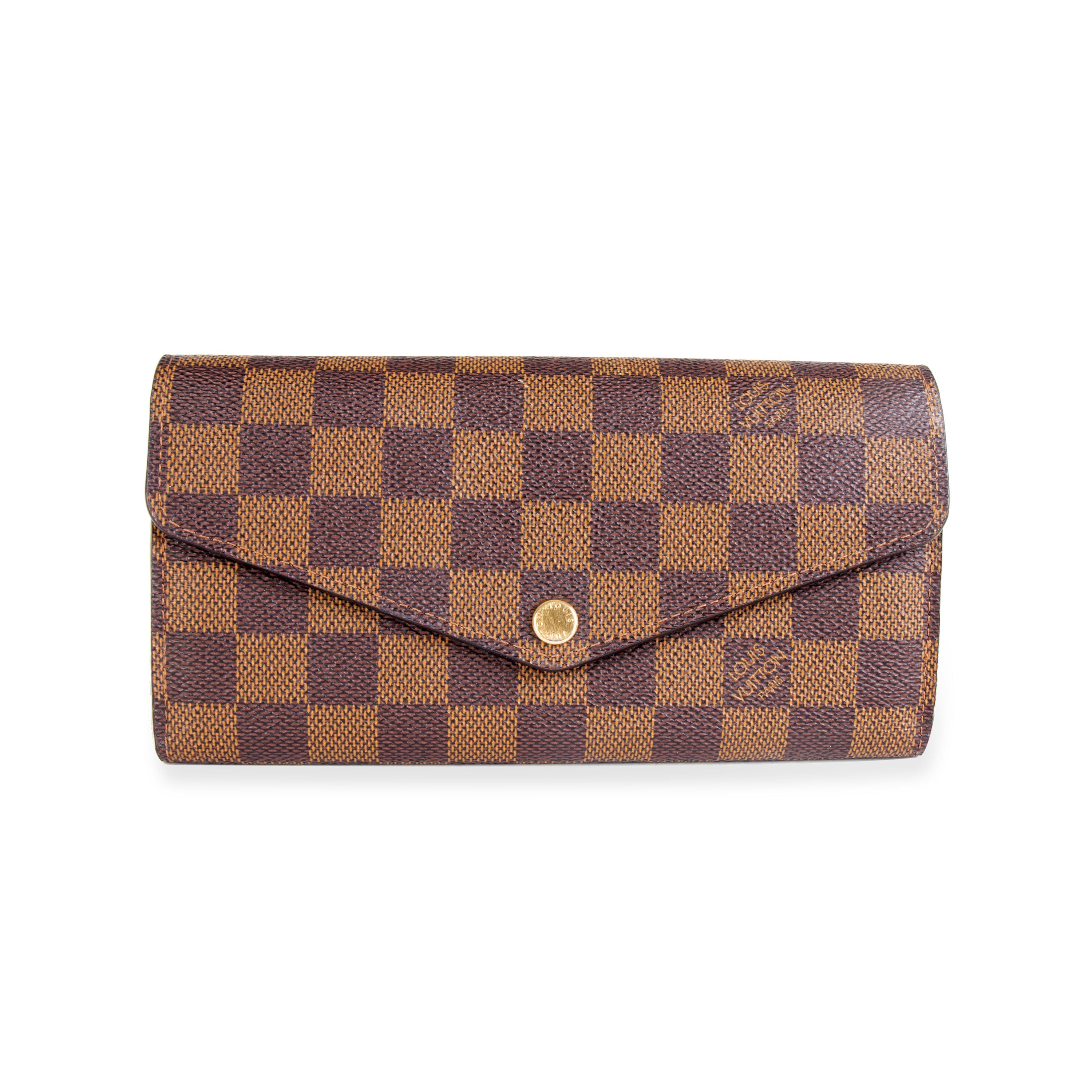 Louis Vuitton Louis Vuitton Damier Ebene Sarah Wallet