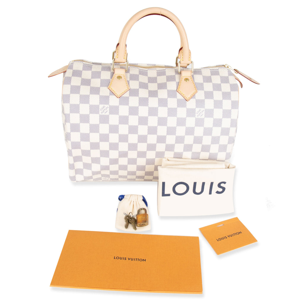 Louis Vuitton Louis Vuitton Damier Azur Speedy 30 Bag
