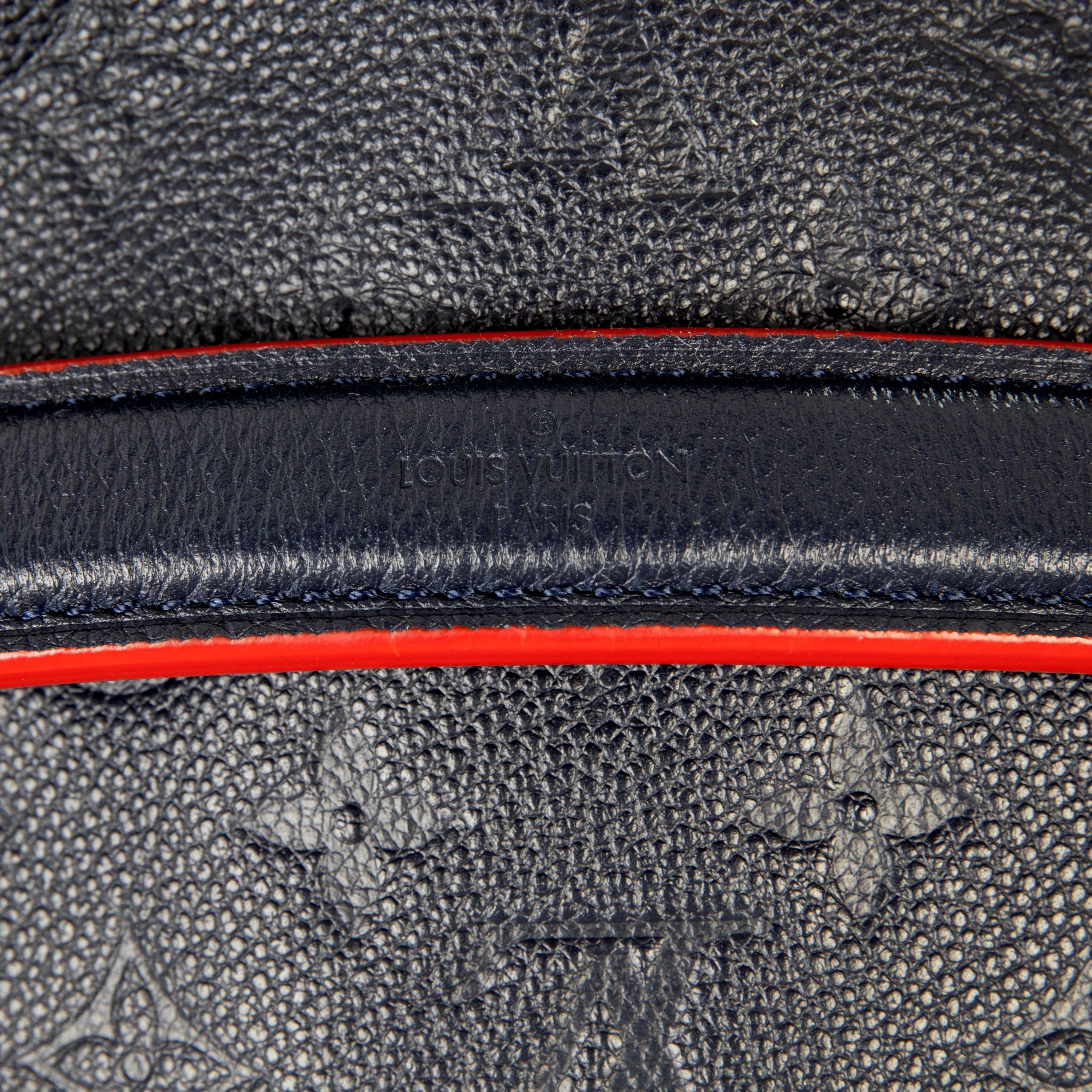Louis Vuitton Louis Vuitton Marine & Rouge Monogram Empreinte Leather Melie Shoulder Bag
