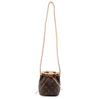 Louis Vuitton Louis Vuitton Brown Monogram Canvas Nano Noé Drawstring Bag