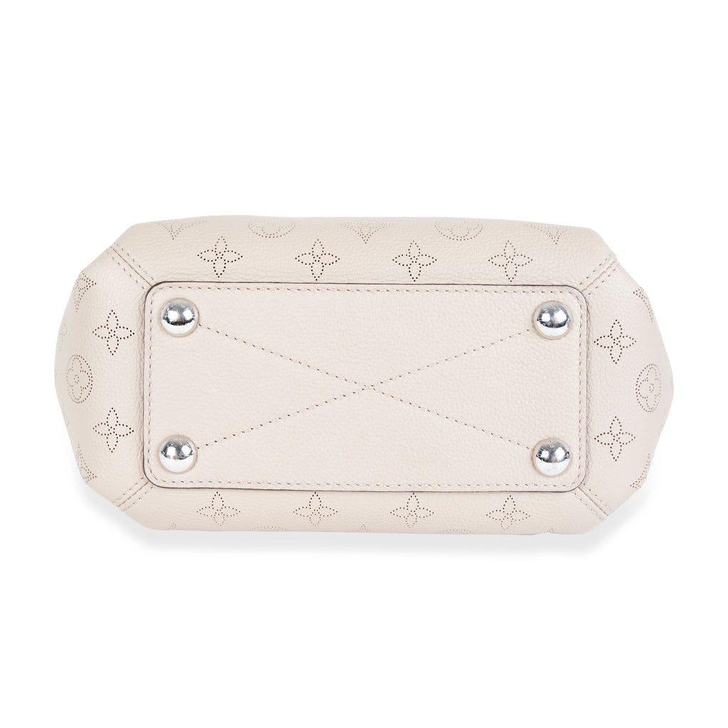 Louis Vuitton Louis Vuitton Creme Mahina Leather Babylone BB Chain Shoulder Bag