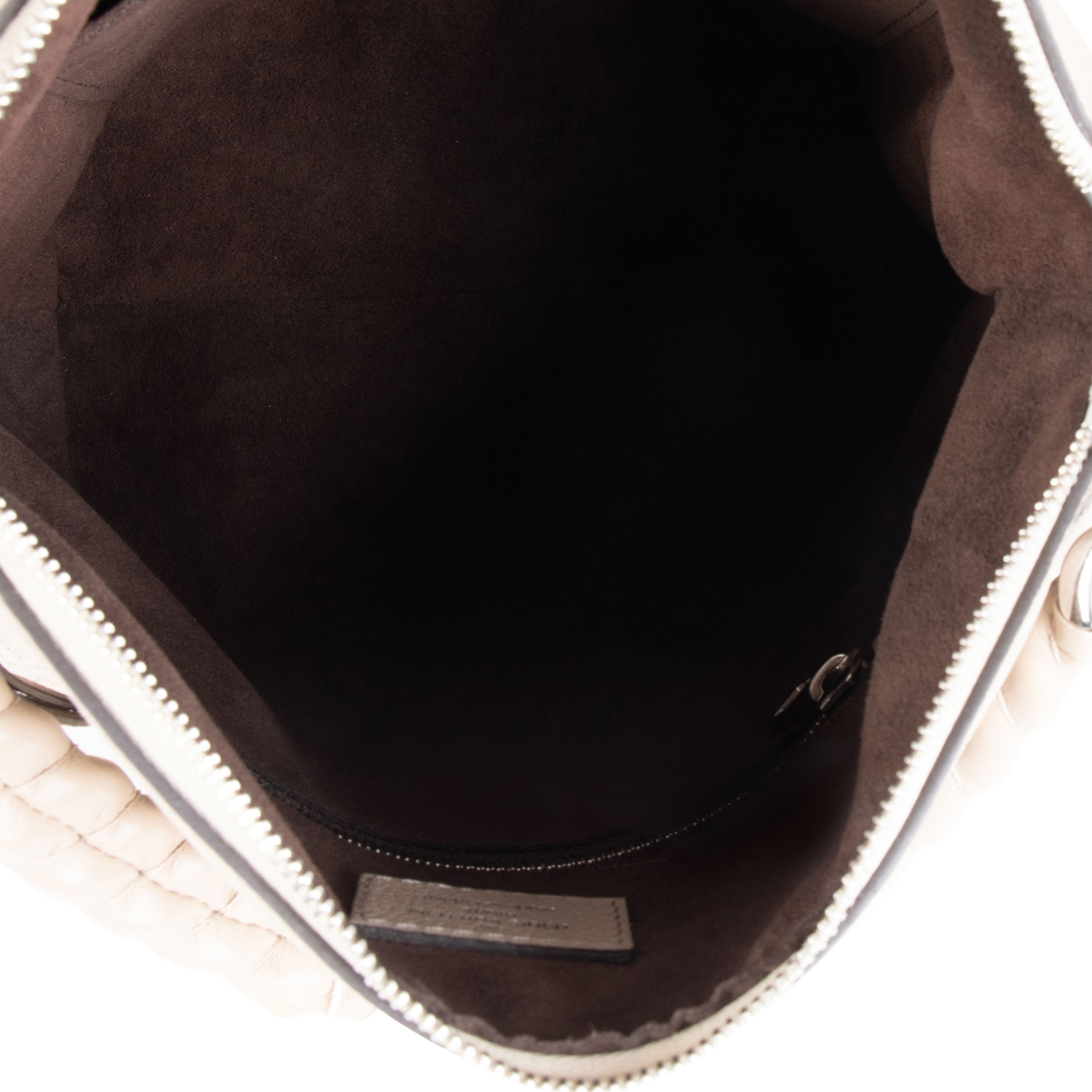 Louis Vuitton Louis Vuitton Creme Mahina Leather Babylone BB Chain Shoulder Bag