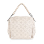 Louis Vuitton Louis Vuitton Creme Mahina Leather Babylone BB Chain Shoulder Bag
