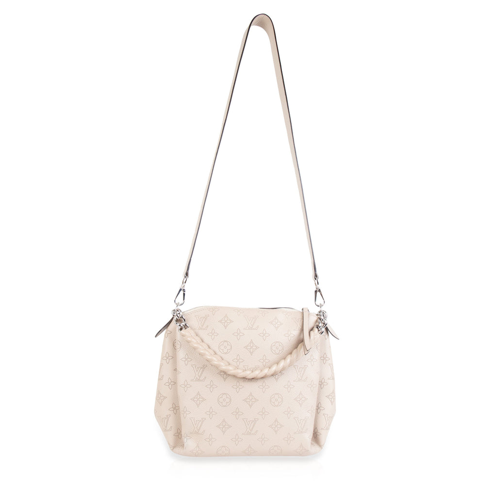 Louis Vuitton Louis Vuitton Creme Mahina Leather Babylone BB Chain Shoulder Bag