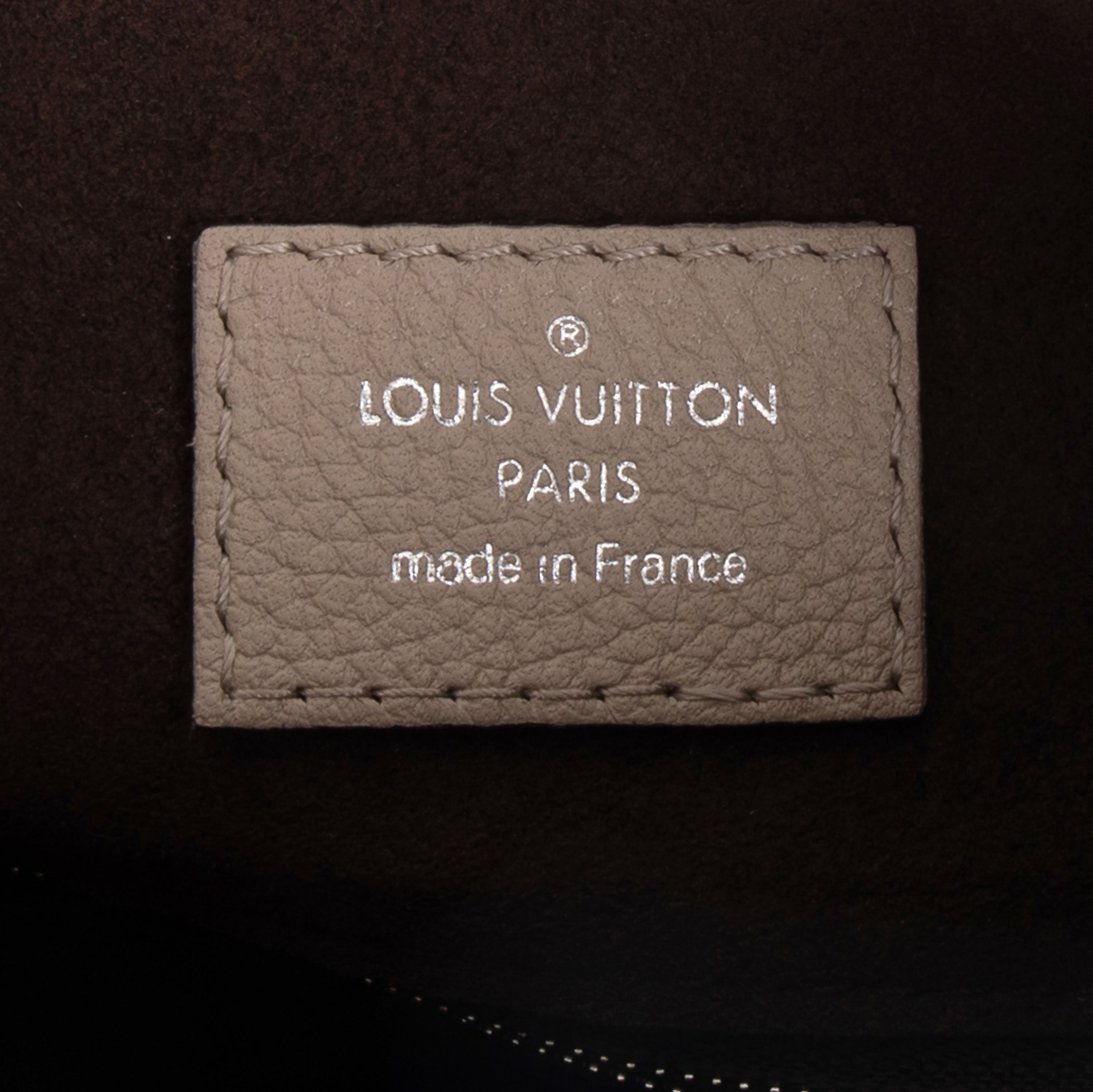 Louis Vuitton Louis Vuitton Creme Mahina Leather Babylone BB Chain Shoulder Bag