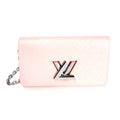 Louis Vuitton Louis Vuitton Rose Ballerine Epi Leather Twist Chain Wallet