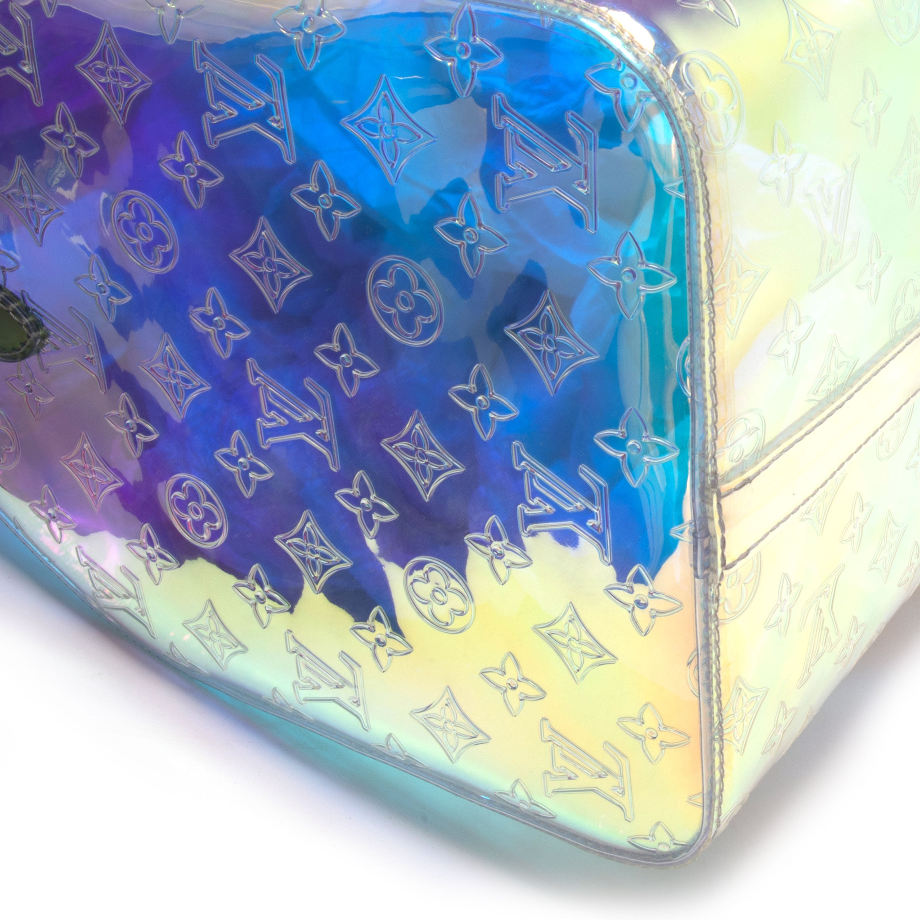 Louis Vuitton Louis Vuitton x Virgil Abloh Monogram PVC Prism Keepall Bandouliére 50