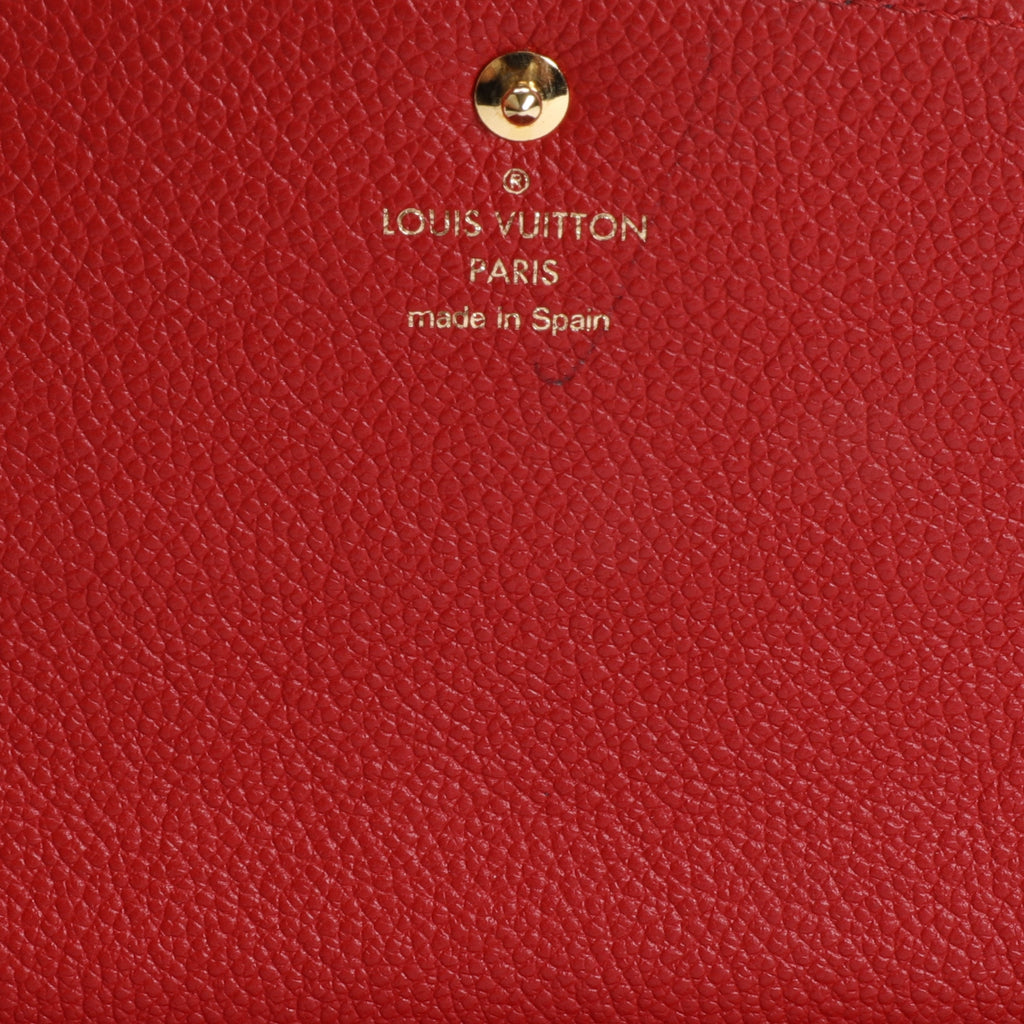 Louis Vuitton Louis Vuitton Marine Rouge Monogram Empriente Emilie Wallet