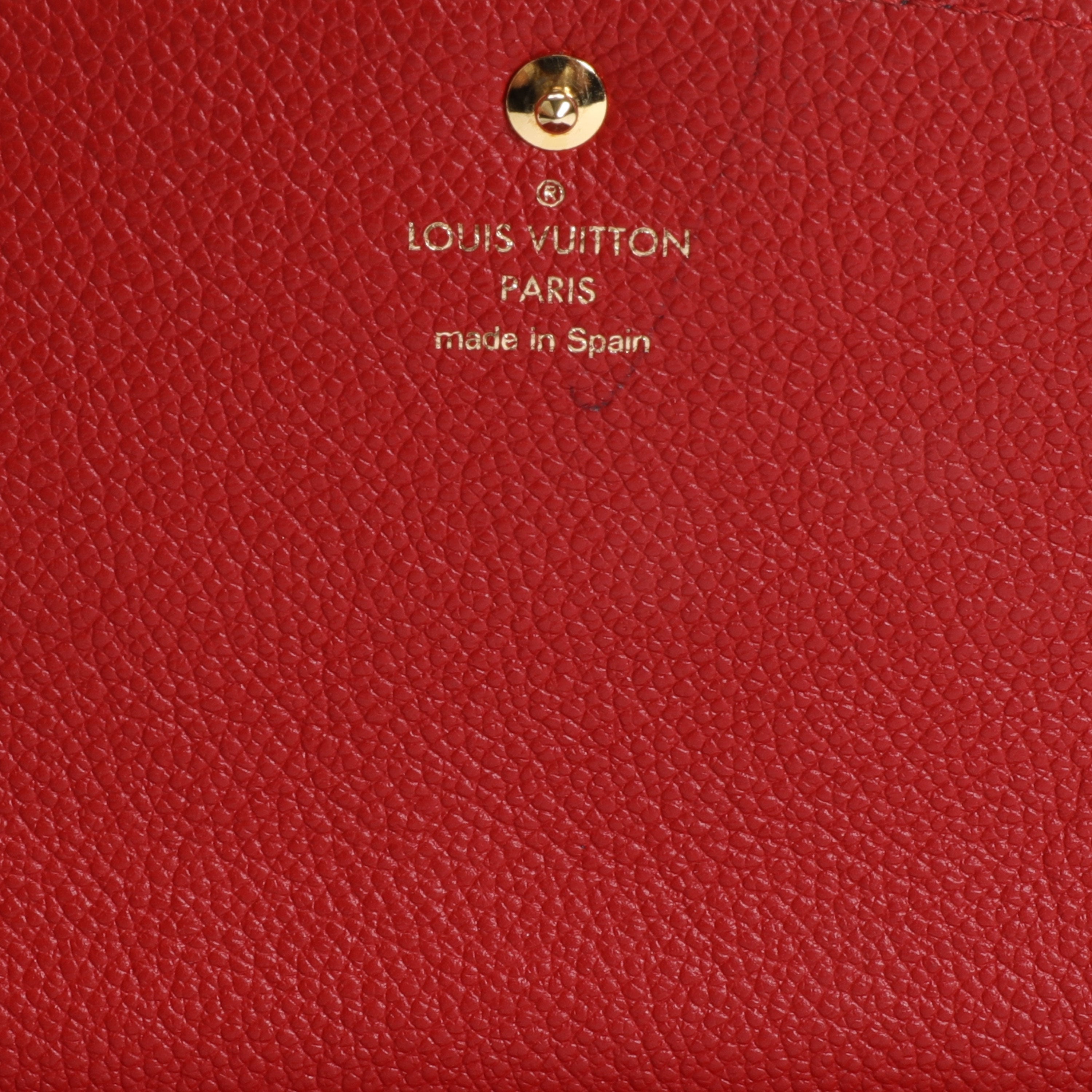 Louis Vuitton Louis Vuitton Marine Rouge Monogram Empriente Emilie Wallet