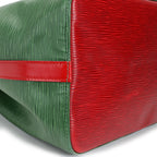 Louis Vuitton Louis Vuitton Vintage Red & Borneo Green Epi Leather Petit Noé