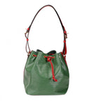 Louis Vuitton Louis Vuitton Vintage Red & Borneo Green Epi Leather Petit Noé
