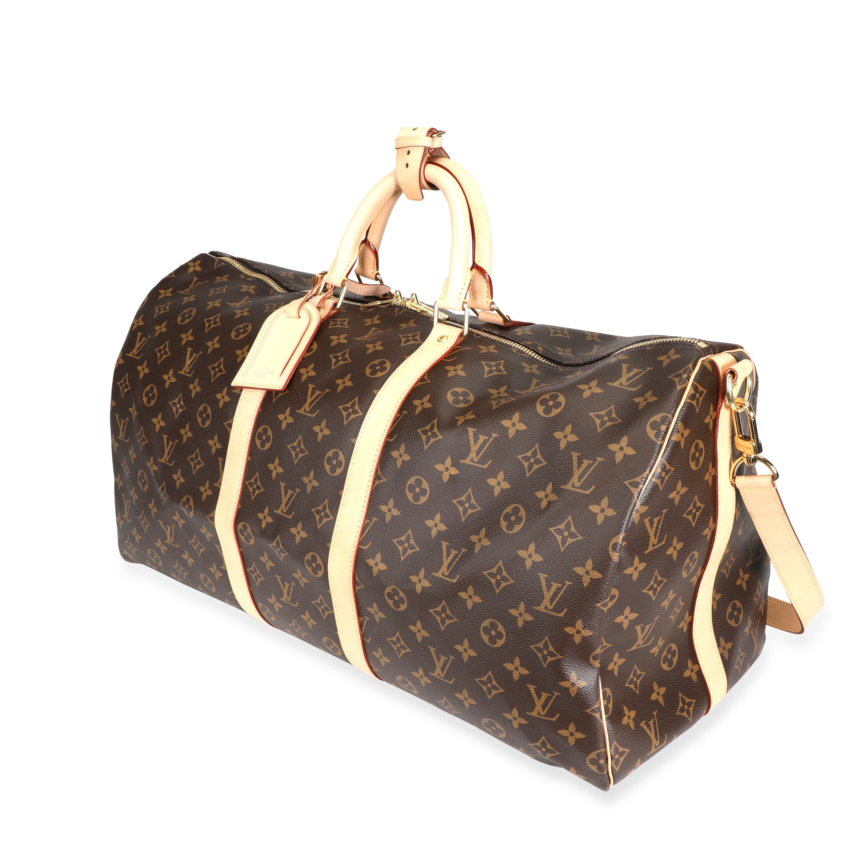 Louis Vuitton Louis Vuitton Monogram Canvas Keepall Bandoulière 55