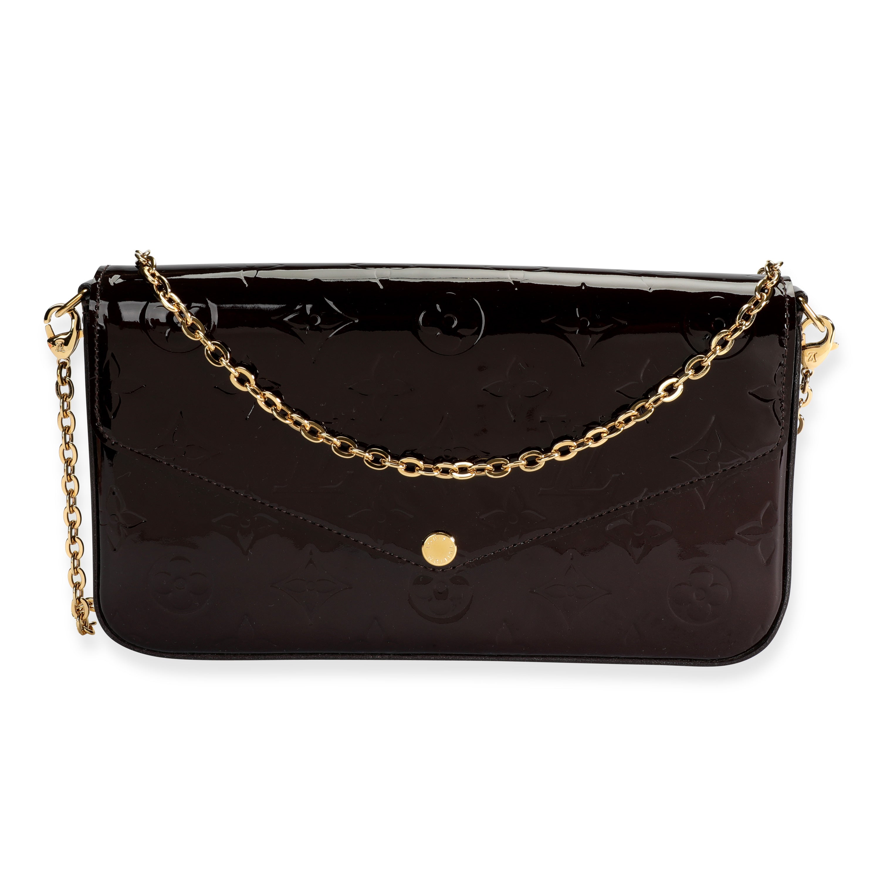 Louis Vuitton Louis Vuitton Amarante Monogram Vernis Félicie Pochette