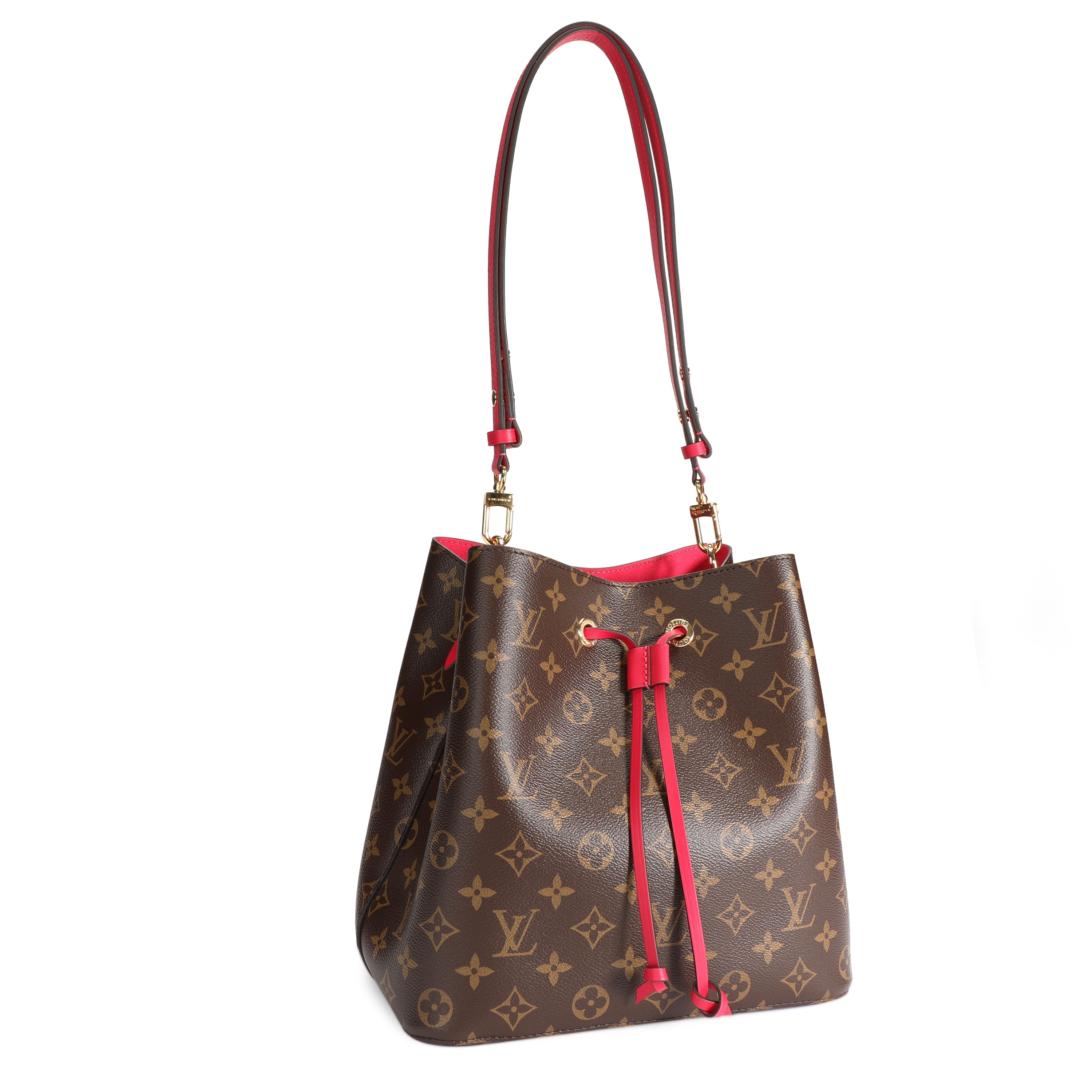 Louis Vuitton Louis Vuitton Monogram Canvas & Fuchsia Néonoé