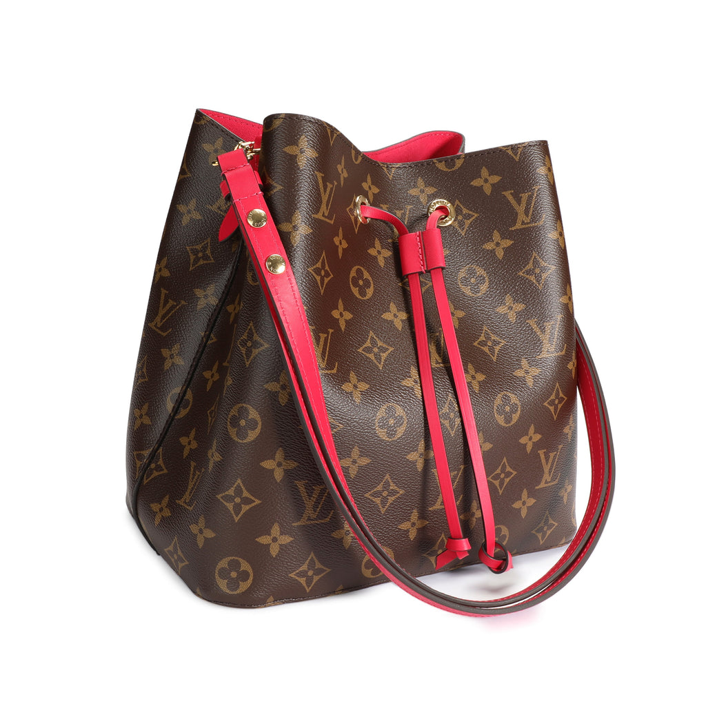 Louis Vuitton Louis Vuitton Monogram Canvas & Fuchsia Néonoé
