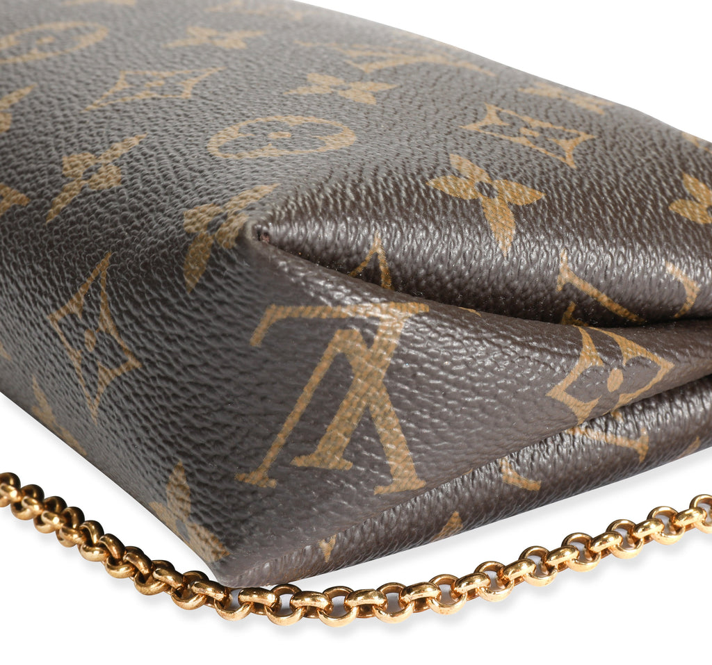 Louis Vuitton Louis Vuitton Monogram Canvas & Cerise Pallas Clutch