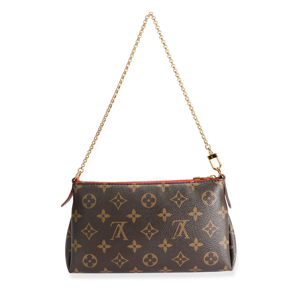 Louis Vuitton Louis Vuitton Monogram Canvas & Cerise Pallas Clutch