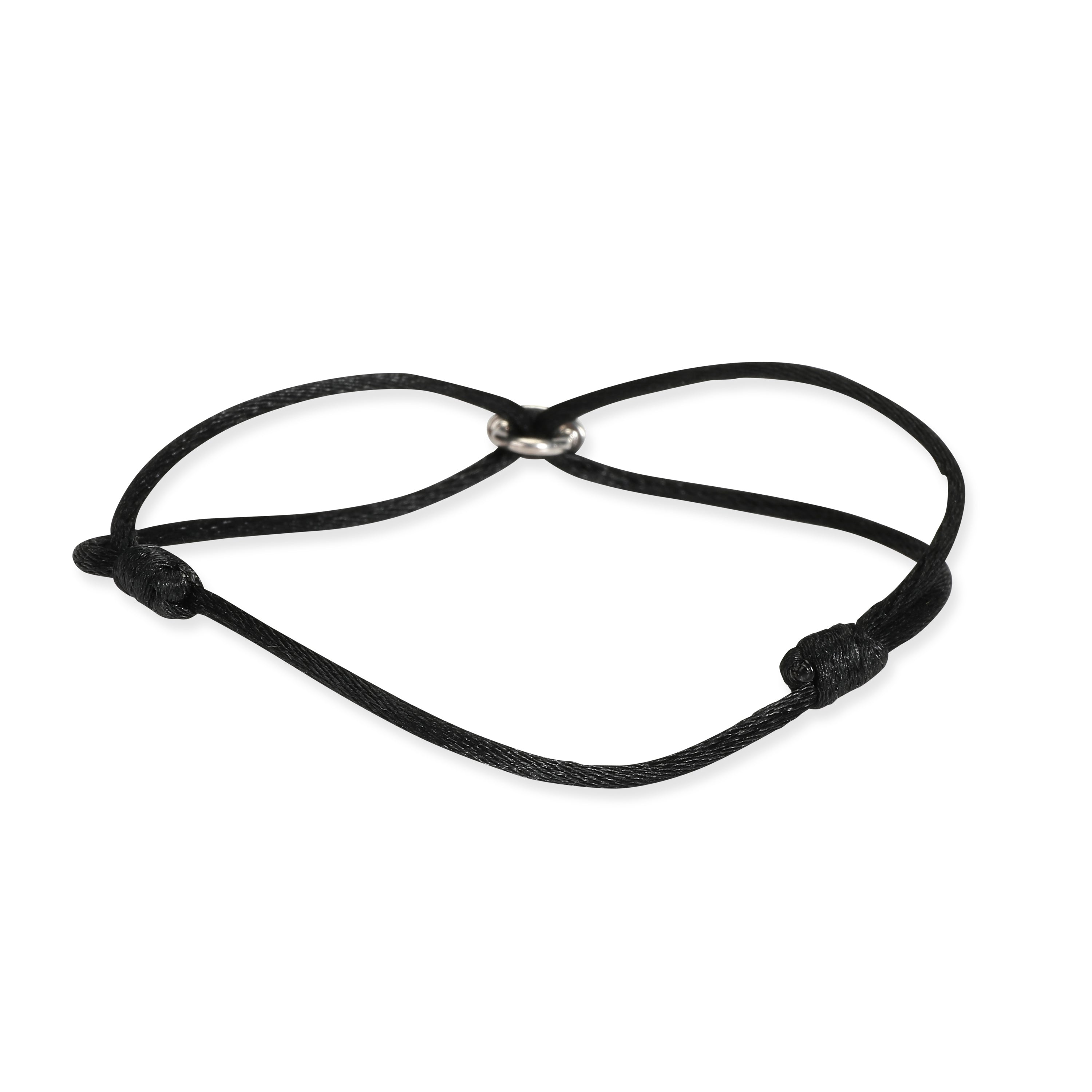 Louis Vuitton Louis Vuitton Tone Lockit Cord Bracelet in Sterling Silver