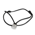 Louis Vuitton Louis Vuitton Tone Lockit Cord Bracelet in Sterling Silver