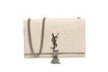 Saint Laurent Kate Tassel Small Croc-Embossed Women's Leather (Pre-Loved)