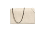 Saint Laurent Kate Tassel Small Croc-Embossed Women's Leather (Pre-Loved)