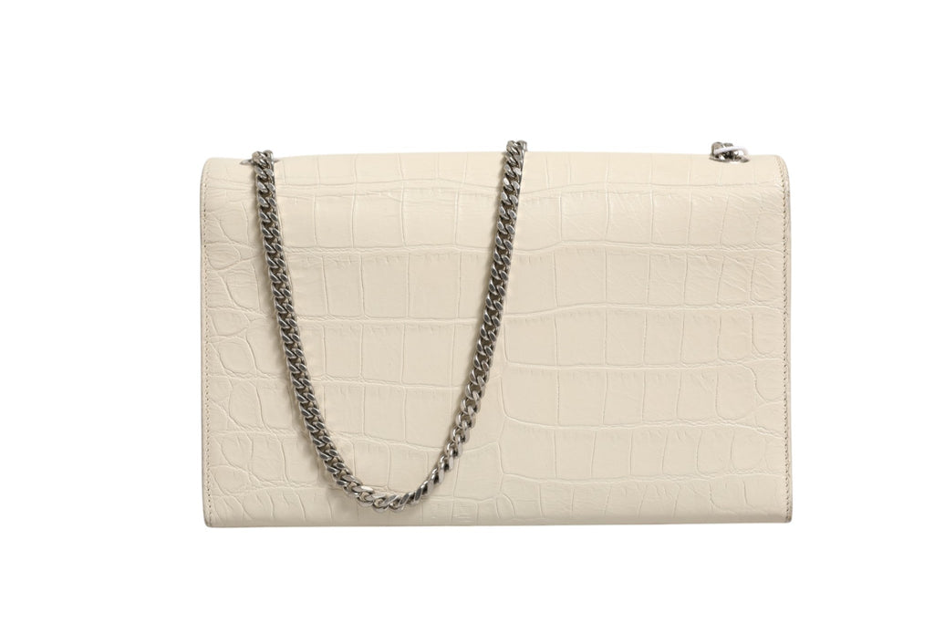 Saint Laurent Kate Tassel Small Croc-Embossed Women's Leather (Pre-Loved)