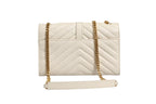 Saint Laurent Envelope Triquilt Medium YSL Shoulder Women's Bag (Pre-Loved)