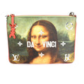 Louis Vuitton Louis Vuitton x Jeff Koons Masters Collection Mona Lisa Pochette Clutch