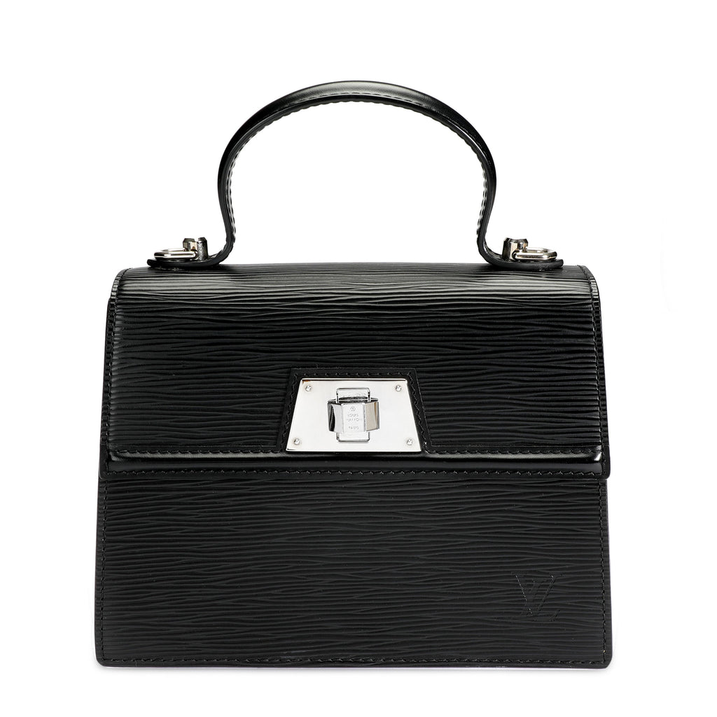 Louis Vuitton Louis Vuitton Black Epi Leather Sevigne PM