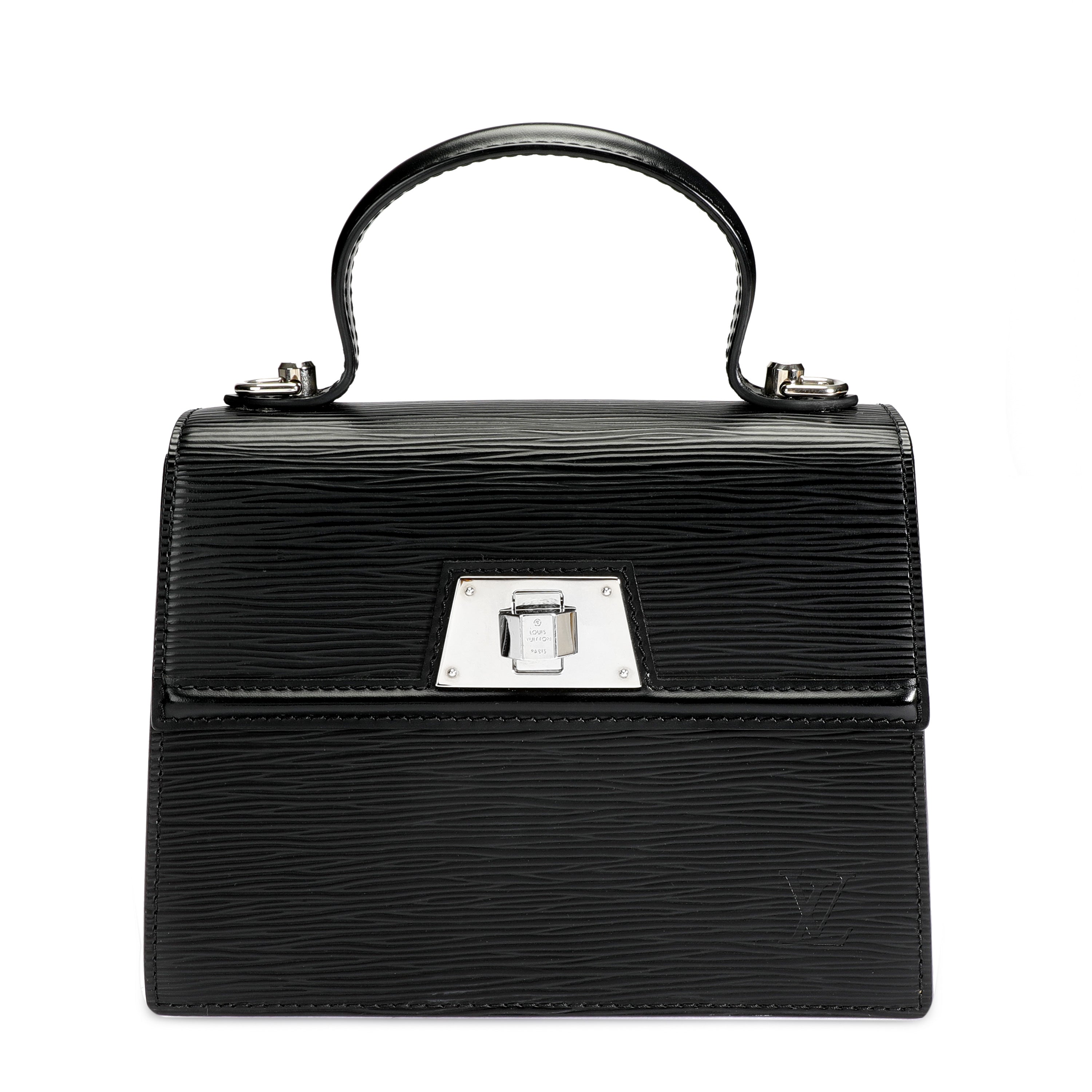 Louis Vuitton Louis Vuitton Black Epi Leather Sevigne PM