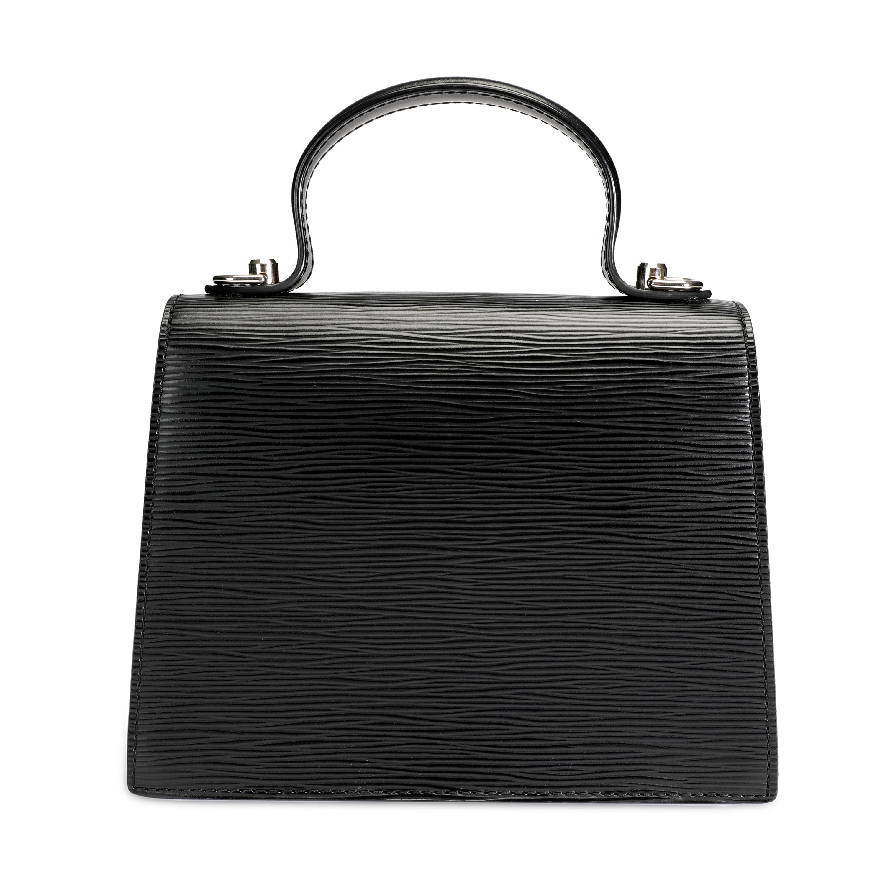 Louis Vuitton Louis Vuitton Black Epi Leather Sevigne PM
