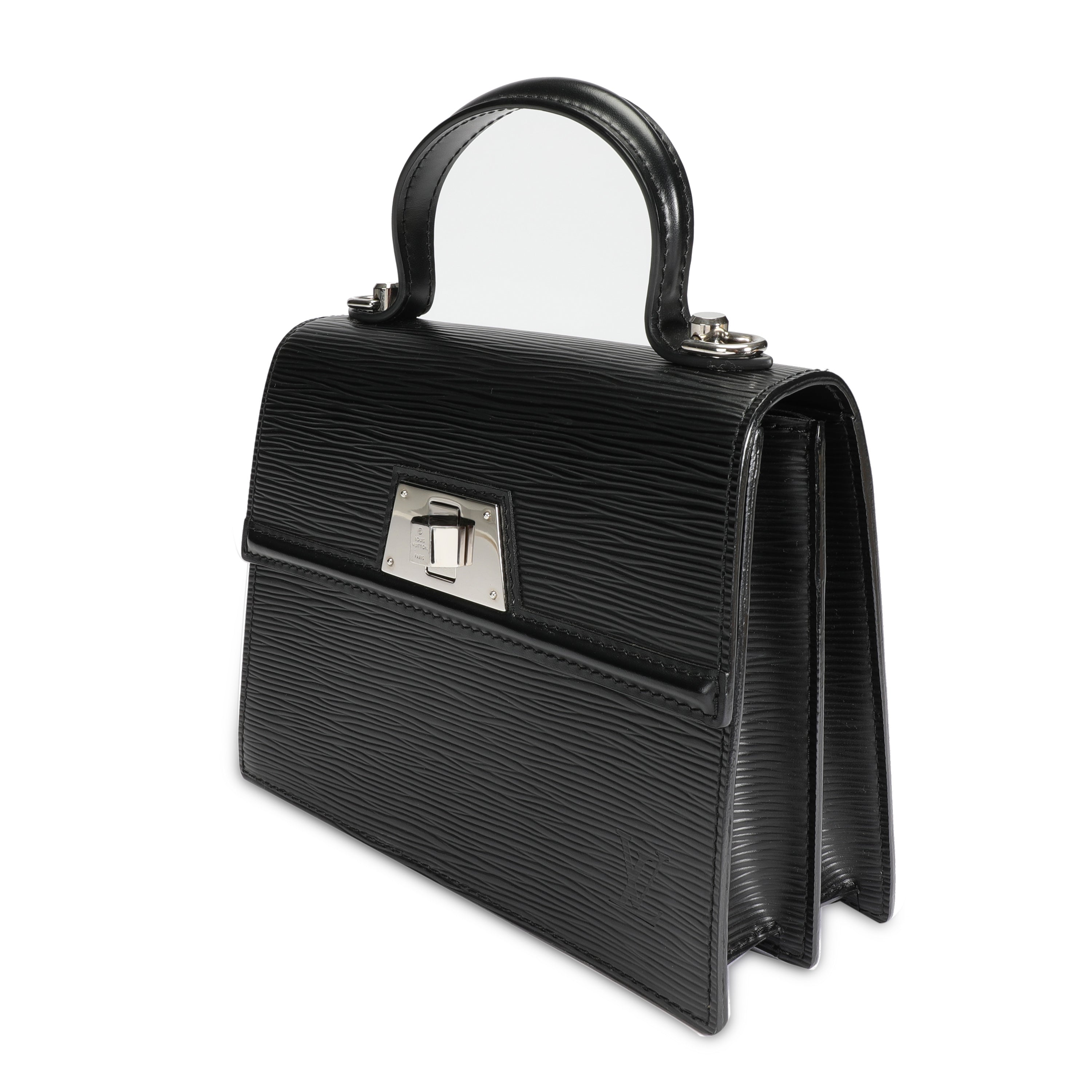 Louis Vuitton Louis Vuitton Black Epi Leather Sevigne PM
