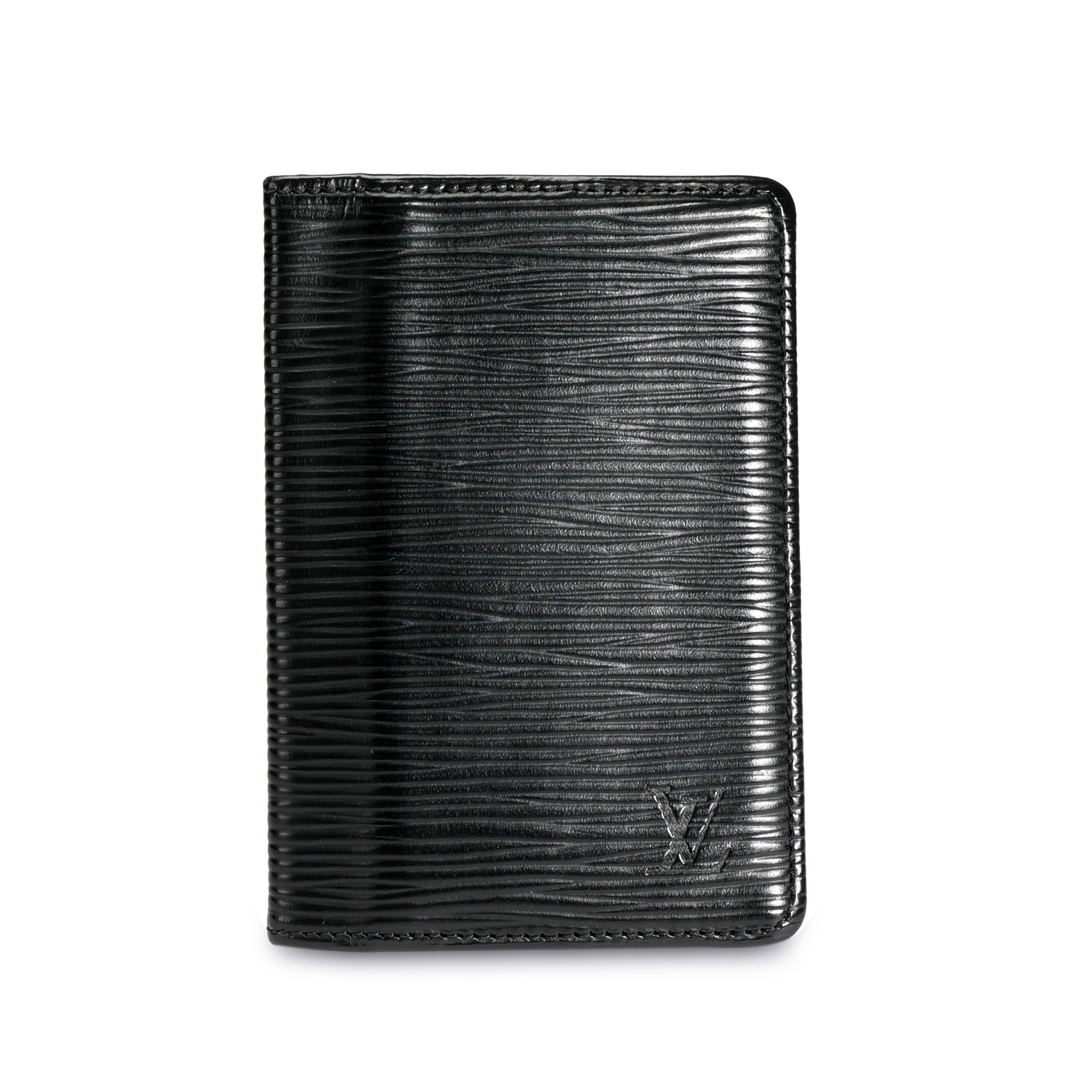 Louis Vuitton Louis Vuitton Black Epi Leather Pocket Organizer