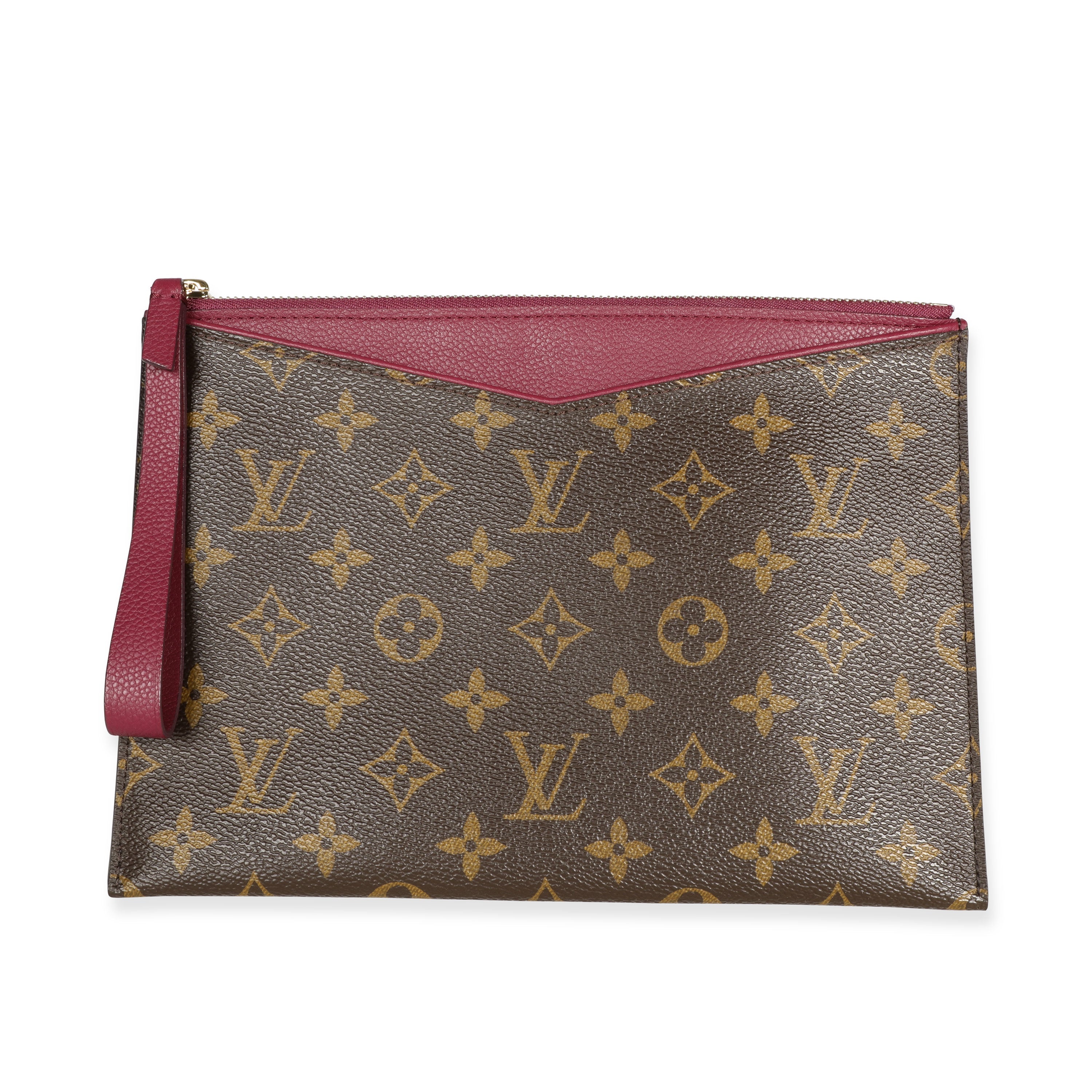 Louis Vuitton Louis Vuitton Monogram Canvas & Aurore Pallas Pochette