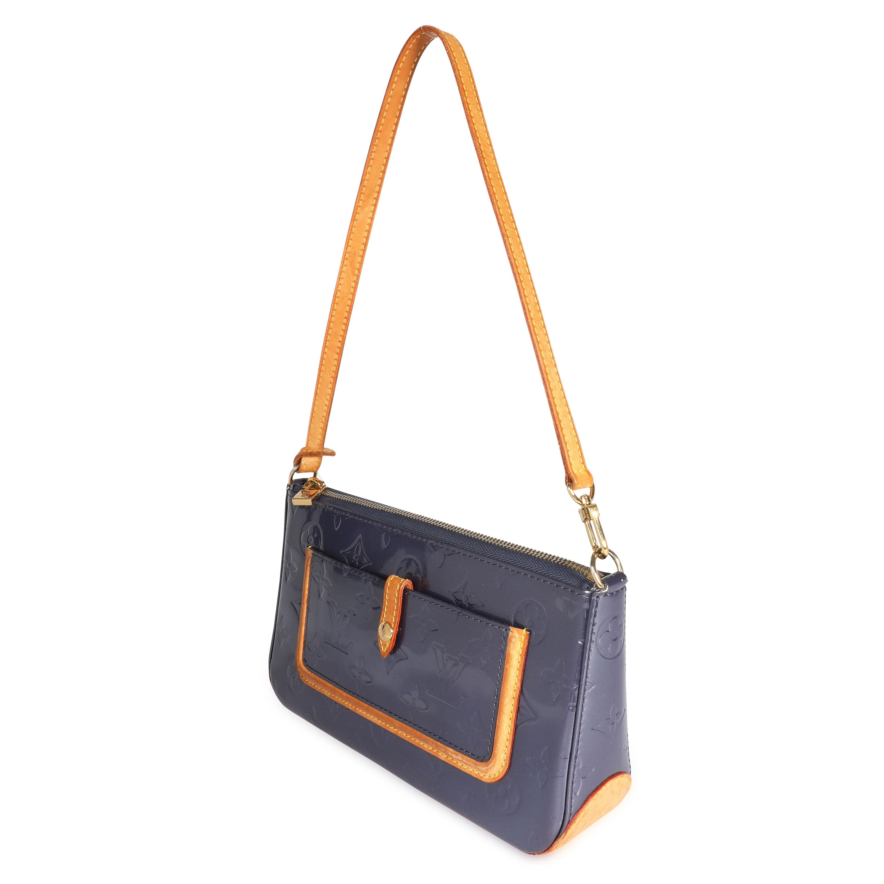 Louis Vuitton Louis Vuitton Indigo Monogram Vernis Mallory Square Bag