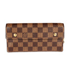 Louis Vuitton Louis Vuitton Damier Ebene Accordeon Chain Wallet