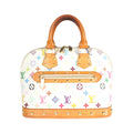 Louis Vuitton Louis Vuitton x Takashi Murakami White Monogram Multicolore Alma PM